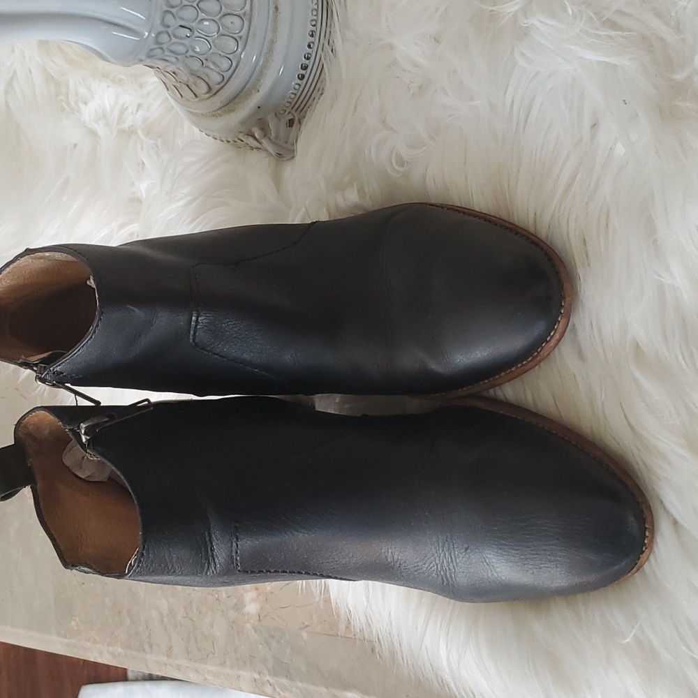 Madewell Brenner black leather ankle bootie size 8 - Picture 12 of 16